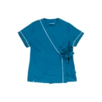 Camisola cruzada com laço